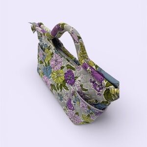 Vera Bradley Floral Tote - Green, Purple, Blue
